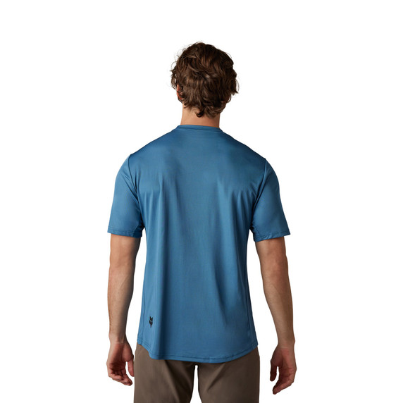 Fox Ranger Moth Mens MTB SS Jersey Dark Slate 