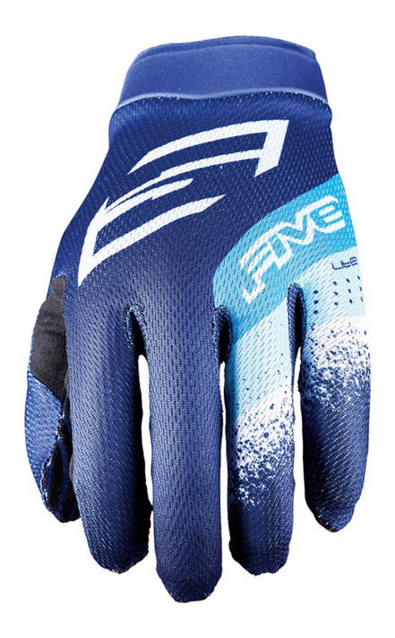 Five XR-Lite Gloves Stripes Blue MTB Glove