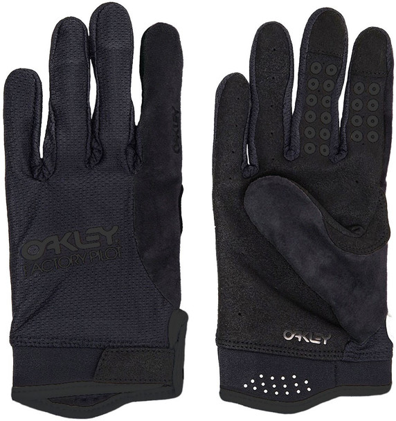 Oakley All Mountain MTB Gloves Black Black Carbon