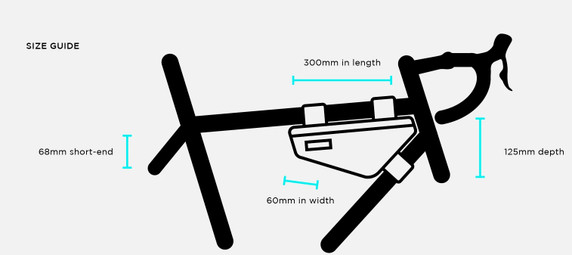 Restrap Bikepacking Frame Bag Small Black