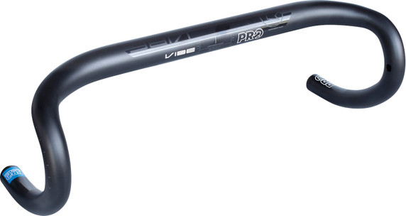 PRO Vibe Alloy Compact 40cm x 31.8mm Di2 Handlebars Black