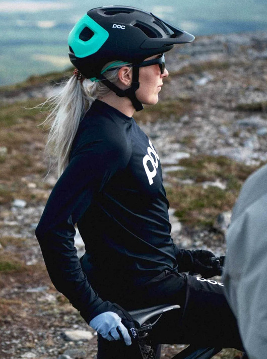 POC Reform LS Womens Enduro Jersey Uranium Black 2022
