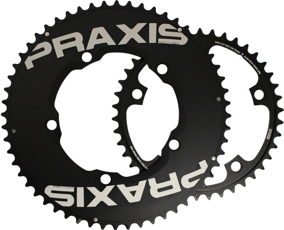 Praxis Works TT 130BCD 56/42T Road Chainrings Black