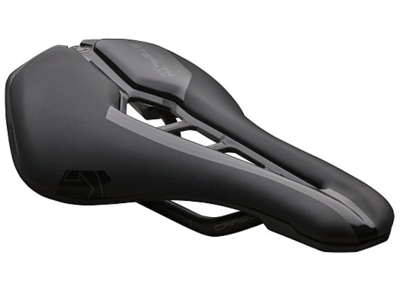 PRO Stealth Curved 142mm Carbon Rail Saddle Black