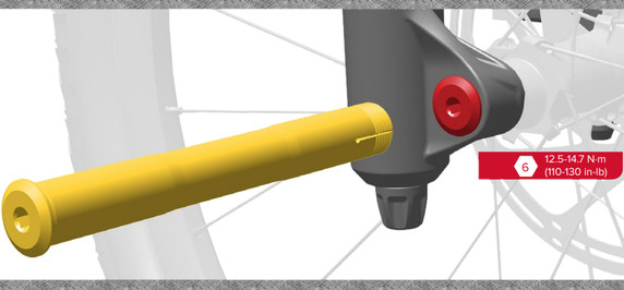 RockShox 20mm Maxle DH 35mm BoXXer Front Thru Axle Black