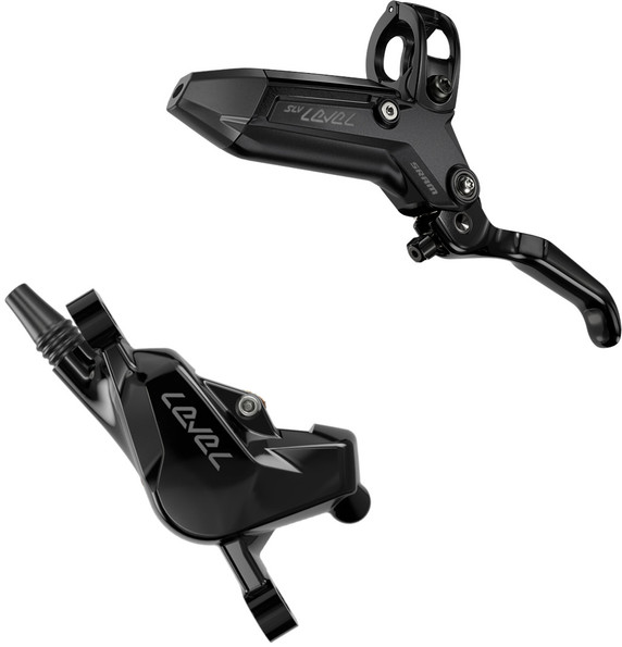 SRAM Level Silver Stealth 2-Piston MTB Rear Brake Lever w/Caliper