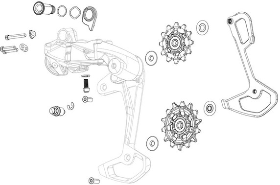 SRAM Red ETAP Rear Derailleur B-Bolt Kit