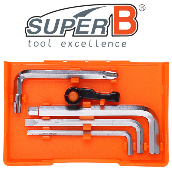 Super B 26-in-1 Mini Tool Box Kit Orange