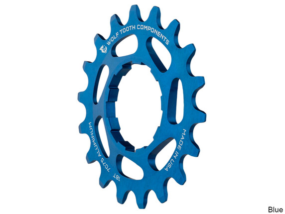 Wolf Tooth Aluminum Single Speed Cog Green 20T