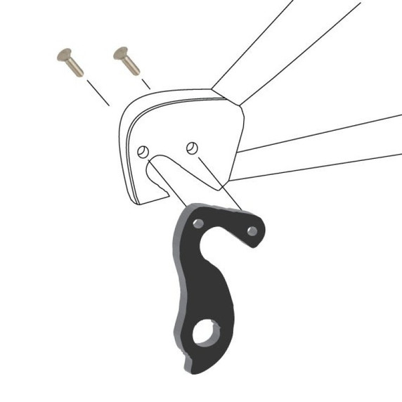 Dropout Derailleur Hanger 122 for Rocky Mountain Solo