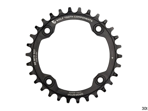 Wolf Tooth 96mm Symmetrical BCD Chainrings for Shimano Compact Triple Drop-Stop A 34T