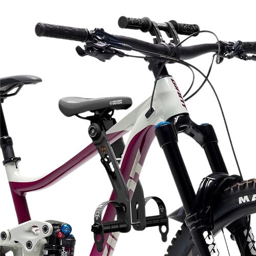 Kids Ride Shotgun 2.0 Black MTB Seat/Handlebar Combo
