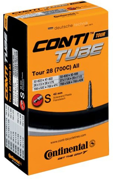 Continental Tour 28 Presta Valve Tube 700x32-47C 42mm