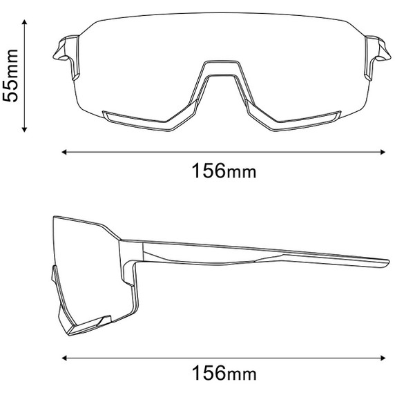 Shimano CE Aerolite 2 Black Sunglasses w/ Photochromic Grey Lens