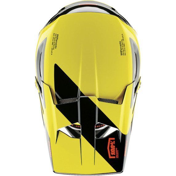 100% Aircraft Composite DH/BMX Helmet Neon Yellow