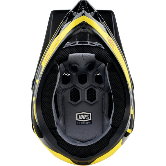 100% Aircraft Composite DH/BMX Helmet Neon Yellow