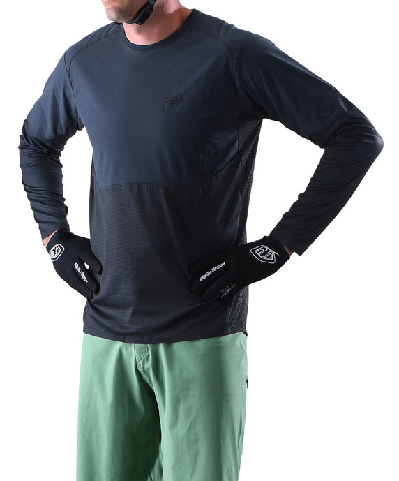 Troy Lee Designs Drift MTB LS Jersey Dark Charcoal