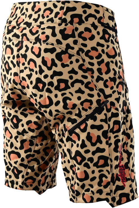 Troy Lee Designs Lilium Womens MTB Shorts Shell Leopard Bronze