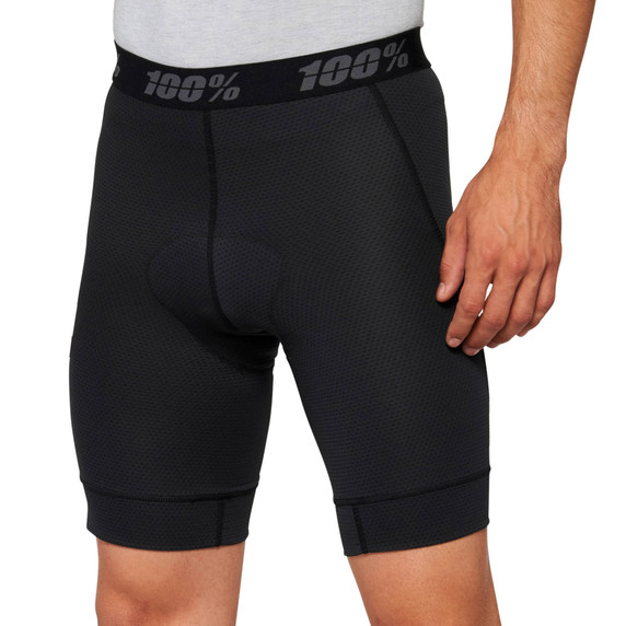 100% Ridecamp MTB Shorts w/Liner Black 2022