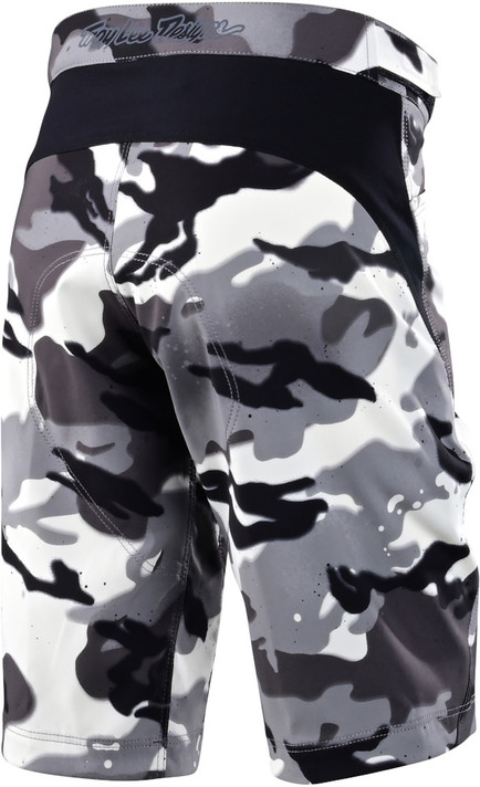 Troy Lee Designs Flowline Youth MTB Shorts Shell Spray Camo White