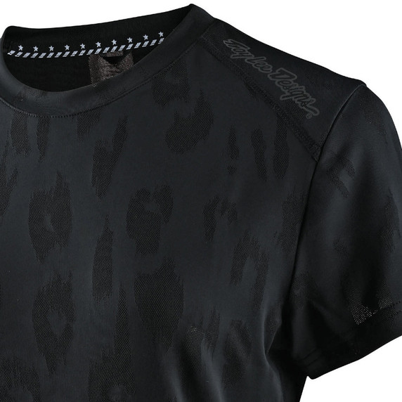 Troy Lee Designs Lilium Jacquard Womens SS Jersey Black