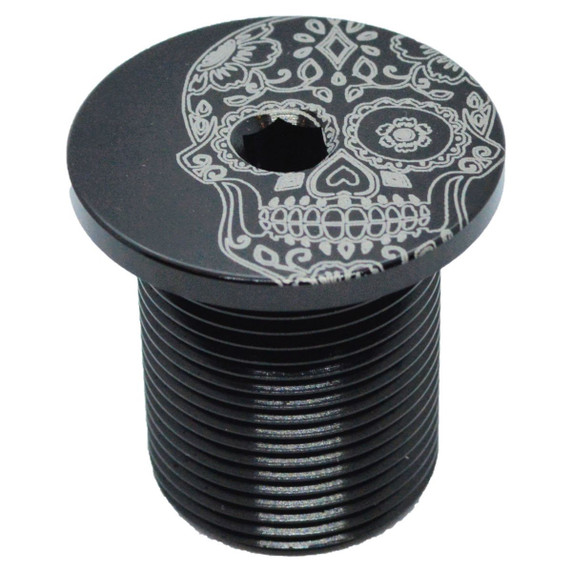 Capped Out Sugar Skull M24 BMX Stem Cap