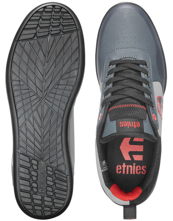 Etnies Culvert Flat Pedal Downhill Shoes Grey/Red