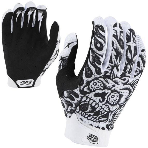 Troy Lee Designs Air Youth MTB Gloves White Black