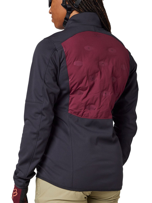 Fox Womens Ranger Windbloc Fire Jacket Dark Maroon 2022