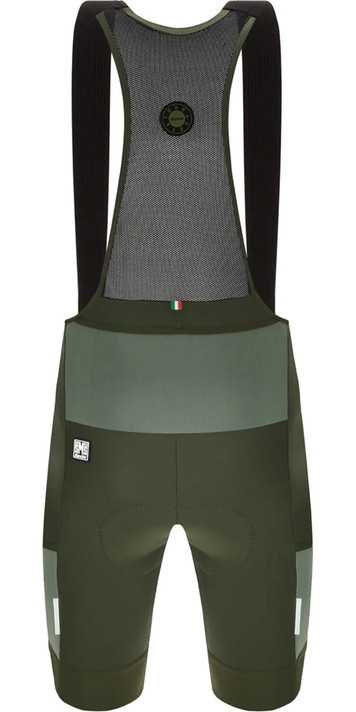 Santini C3 Gravel Bib Shorts Green 2022