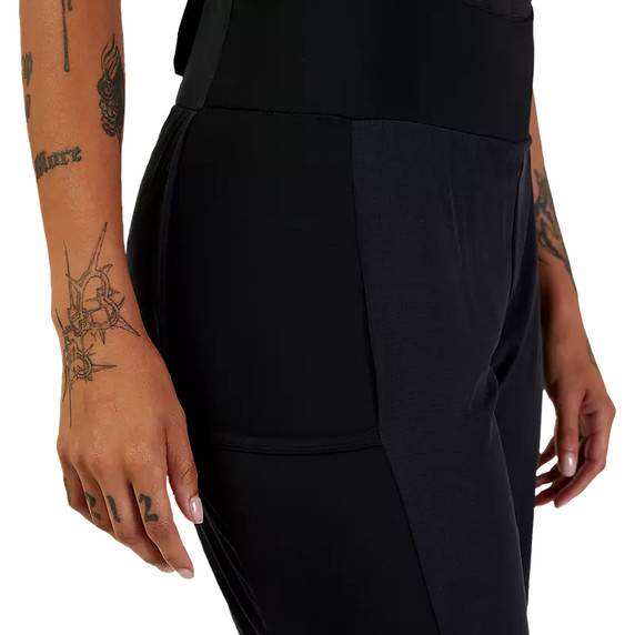 Fox Flexair Ascent Black Womens MTB Cargo Bib Shorts
