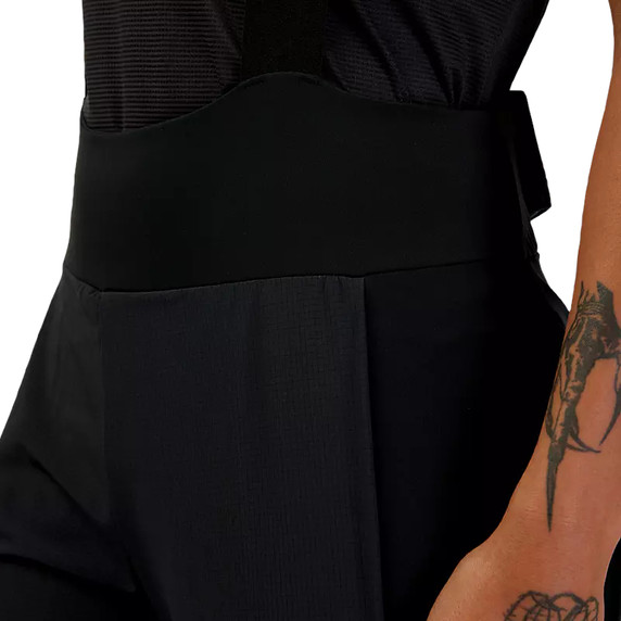 Fox Flexair Ascent Black Womens MTB Cargo Bib Shorts