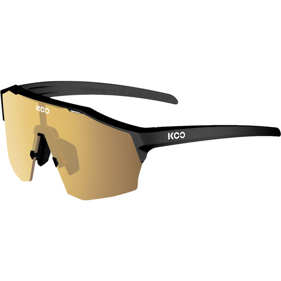 KOO Alibi Black Matt/Gold Mirror Lens Sunglasses