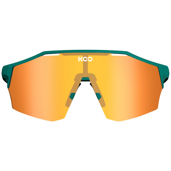 KOO Alibi Persian Grn Matt/Orange Mirror Lens Sunglasses OS