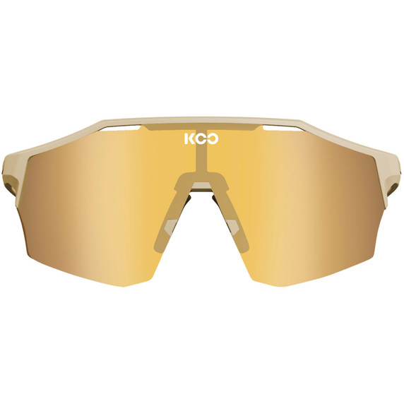 KOO Alibi Sand Matt/Gold Mirror Lens Sunglasses