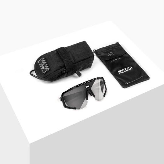Scicon Aeroscope Photochromic Lens/Black Gloss Sunglasses XL