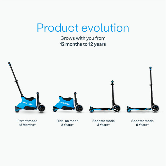 Smartrike Xtend Blue Ride-on Trike/Scooter