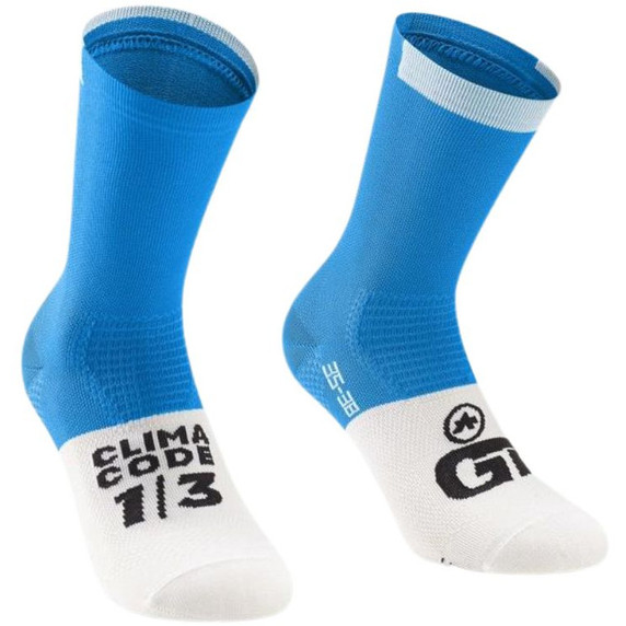 Assos GT C2 Cyber Blue Socks
