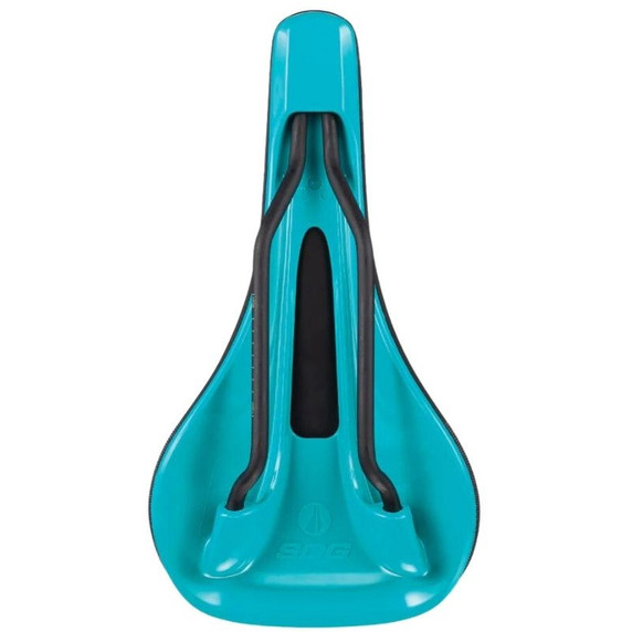 SDG Bel-Air V3 Lux Alloy Rail Black/Turquoise Saddle 140mm