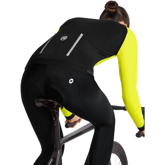 Assos Uma GT Winter Evo Fluo Yellow Womens Jacket