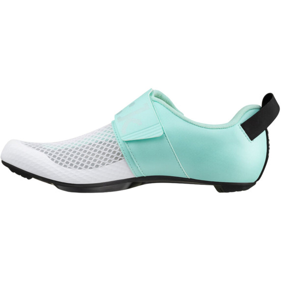 Fizik Transiro Hydra White/Aqua Triathlon Shoes