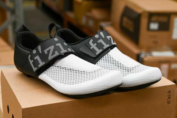 Fizik Transiro Hydra White/Black Triathlon Shoes