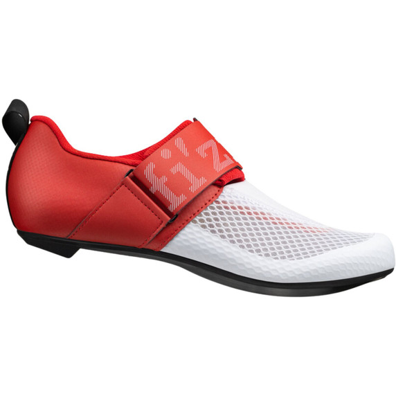 Fizik Transiro Hydra White/Red Triathlon Shoes