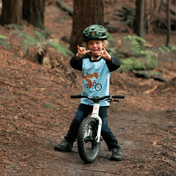 Kids Ride Shotgun Dirt Hero w/Brake Kit Balance Bike 14"