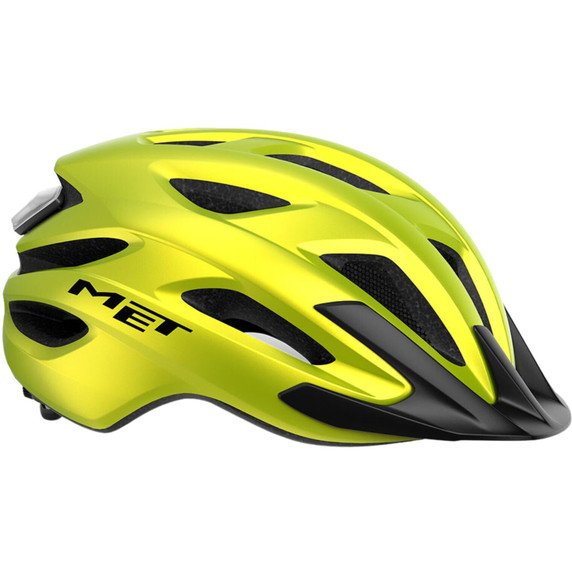 Met Crossover Matte Lime Helmet