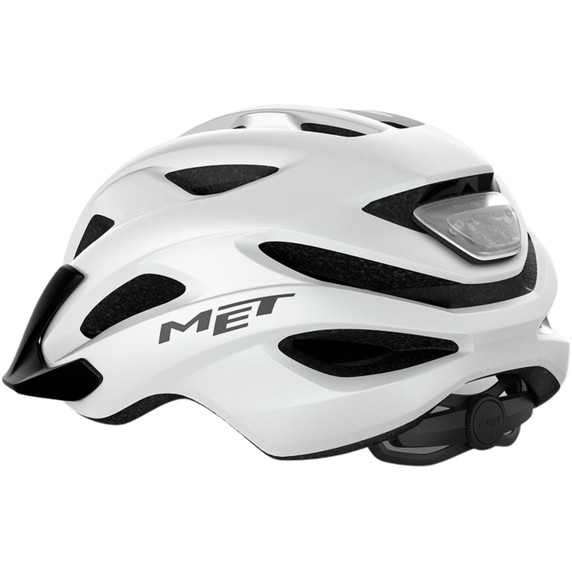 Met Crossover Matte White Helmet