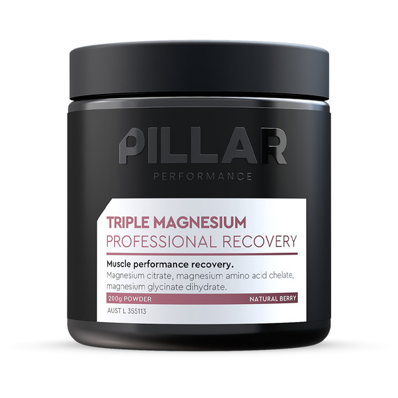 PILLAR Performance Triple Magnesium Recovery Powder Berry Jar