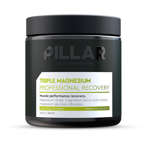 PILLAR Performance Triple Magnesium Recovery Powder Pine/Coco 200g Jar