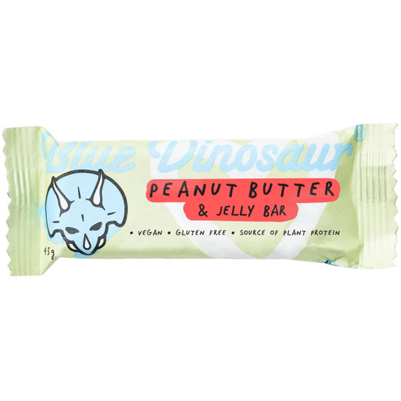 Blue Dinosaur Hand-Baked Vegan Protein Bar Peanut Butter & Jelly