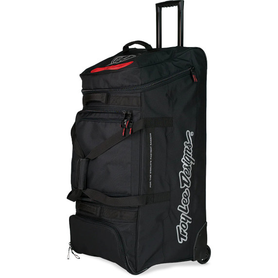 Troy Lee Designs X Albek Meridian Wheeled Black Gear Bag